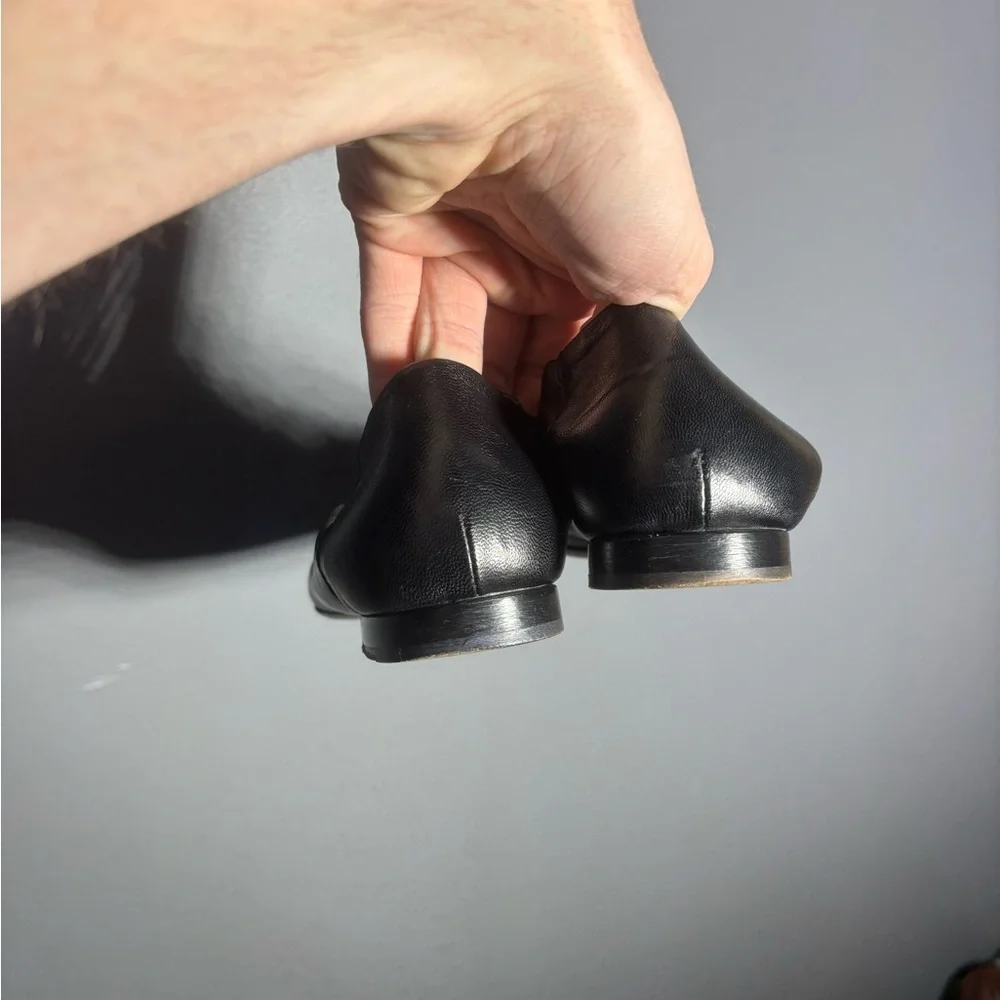 AGL Patent Leather Cap Toe Loafer Flats Size EU 36